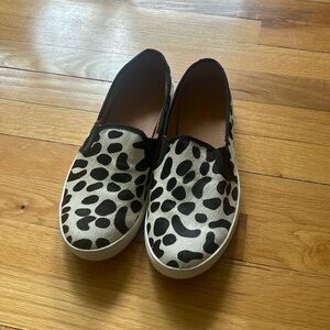 J Crew Calf-hair Sneakers